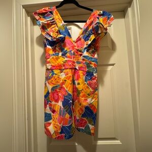 J. Marie Colorful Floral Romper